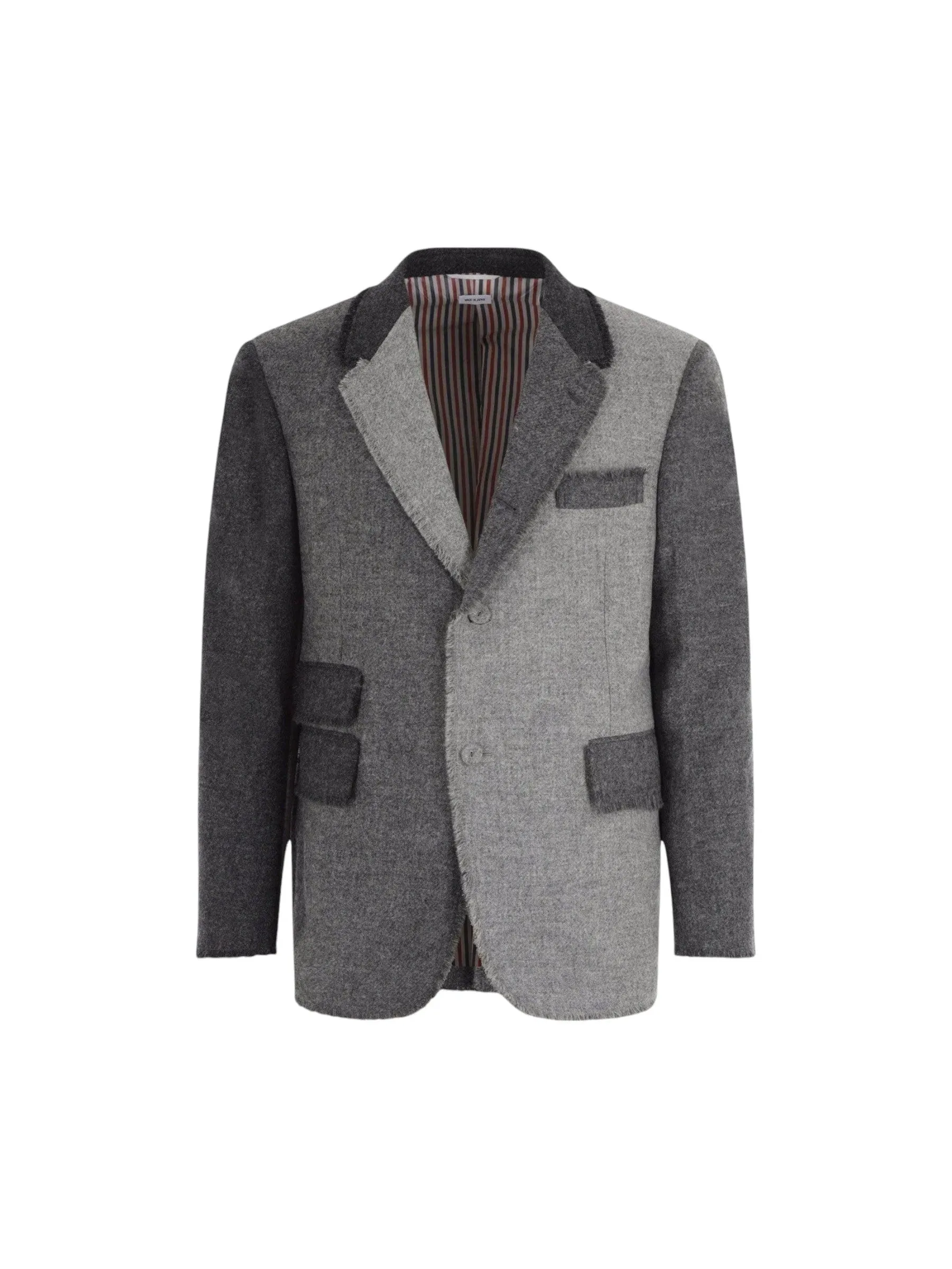 Shetland Wool Single-Breasted Jacket