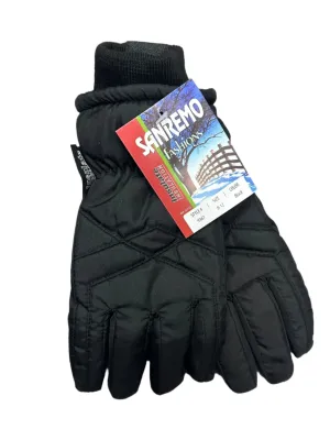 ski gloves  - black