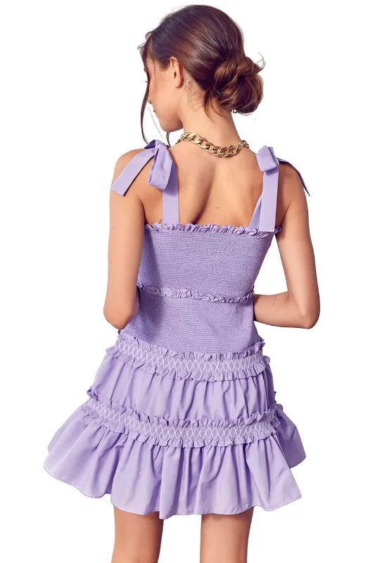 Smocked Tiered Dress