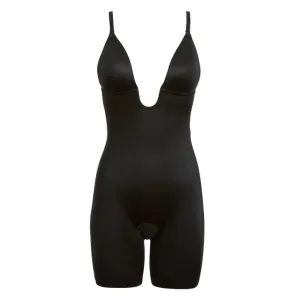 Spanx Suit Your Fancy Shaping Plunge Bodysuit Black