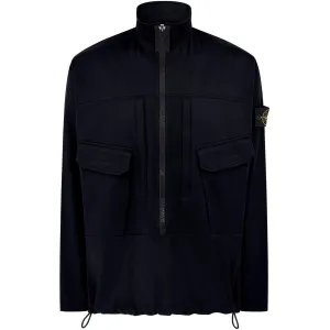 Stone Island Black Canvas Overshirt