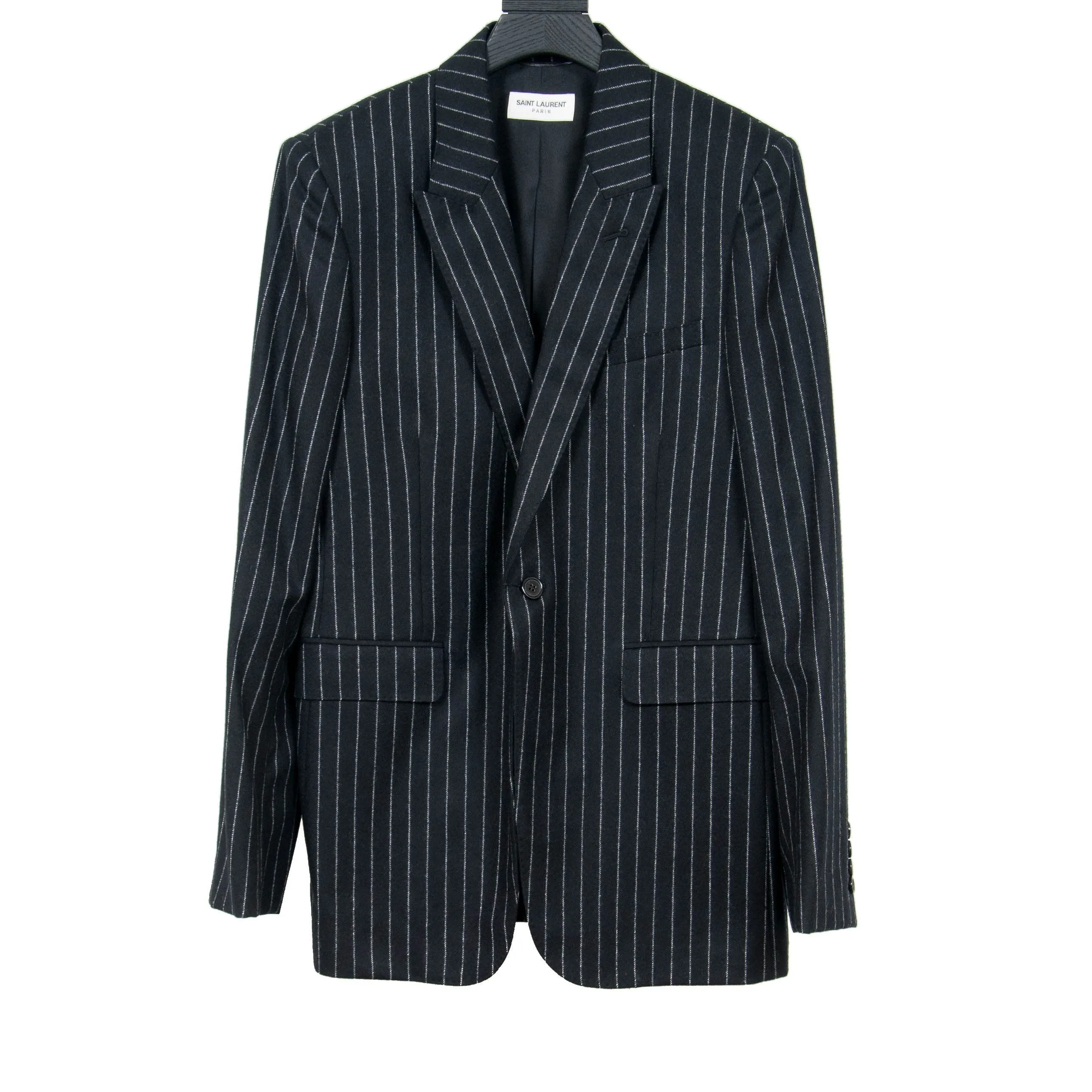 Striped Black Blazer