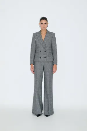 Striped blazer with strass ELYSIA
