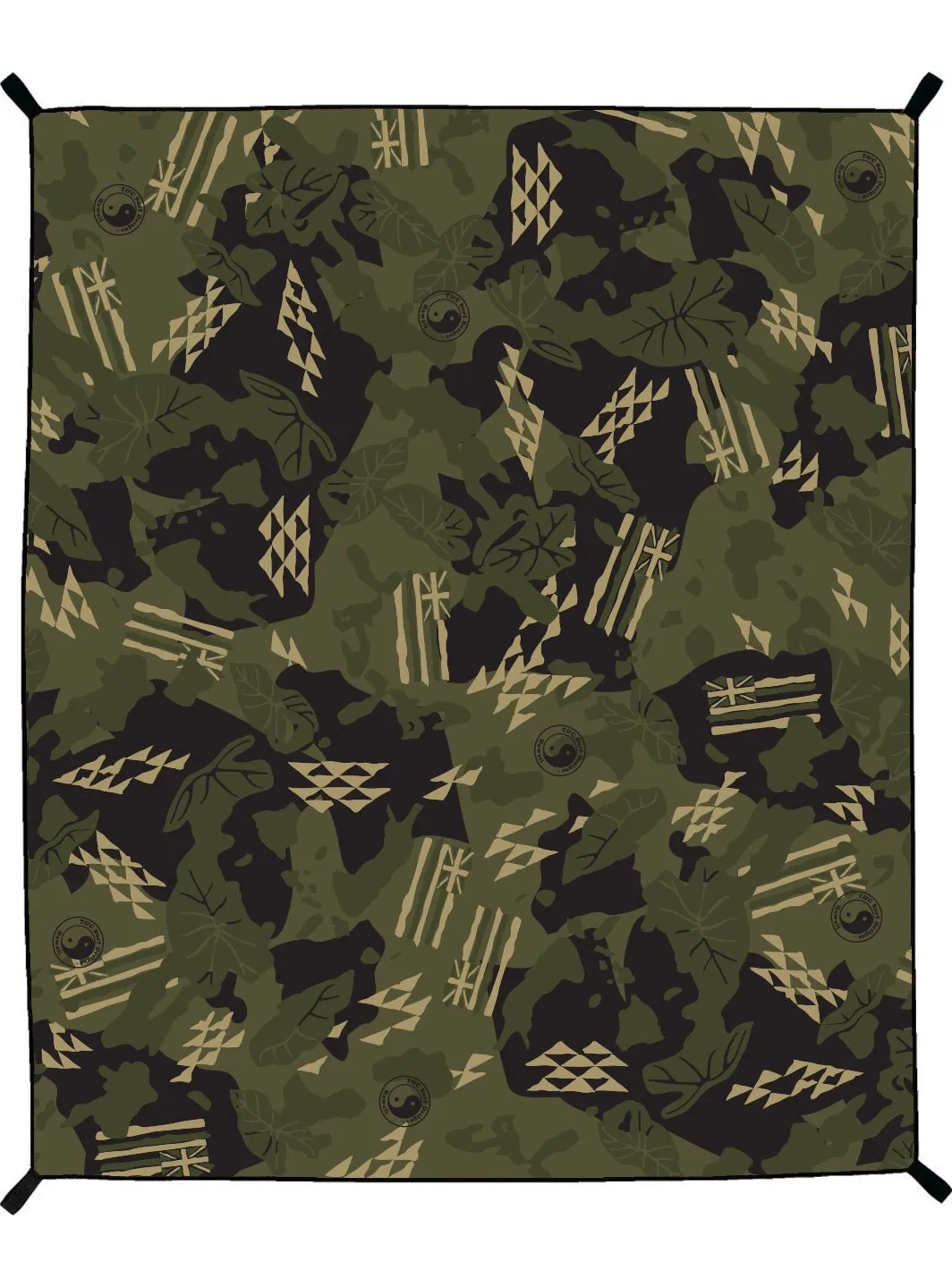T&C Surf Camo Kalo Microfiber Towel Blanket