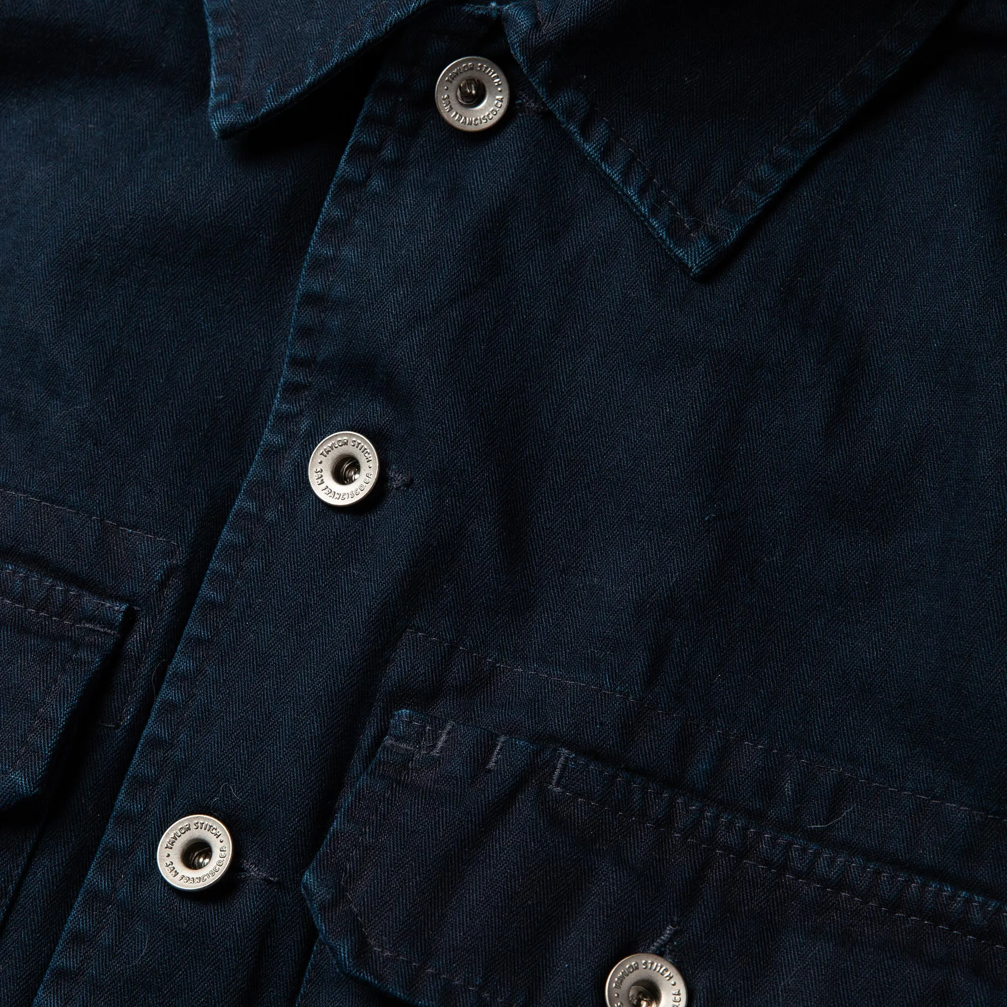 The HBT Jacket in Washed Navy
