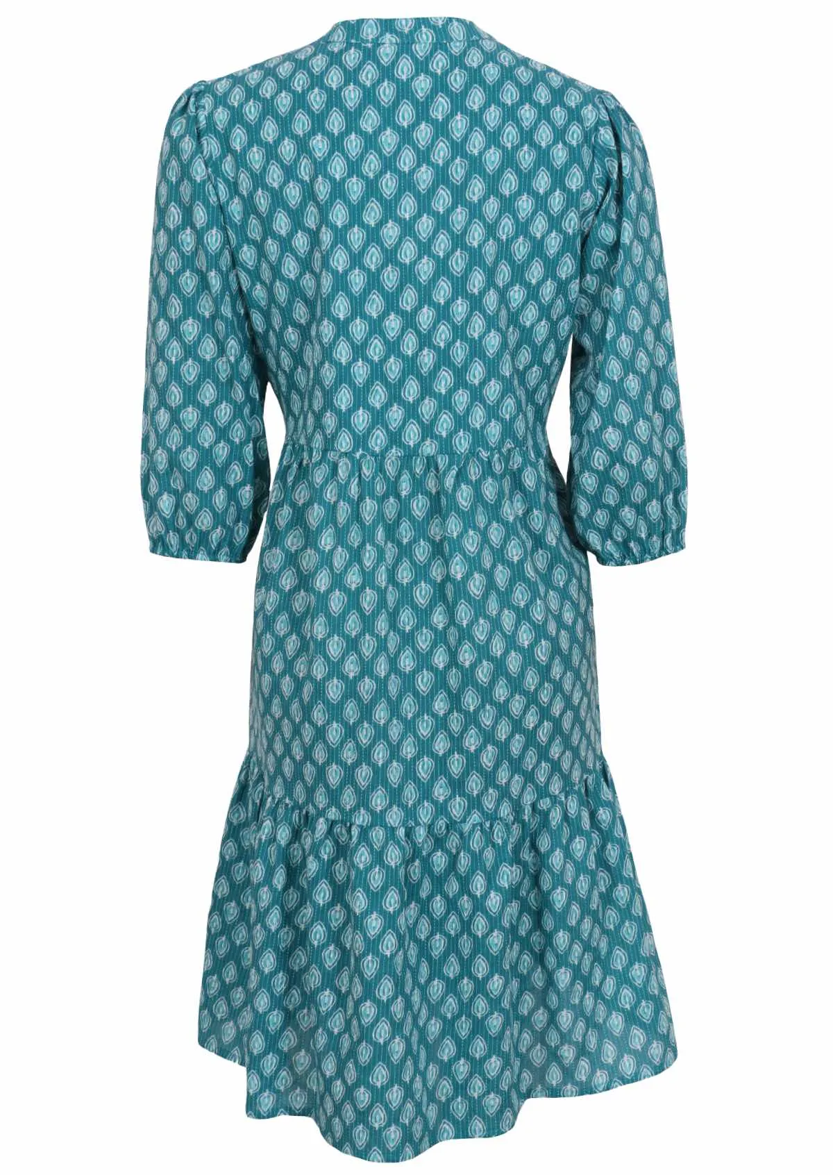 Tiered Midi Dress Azure