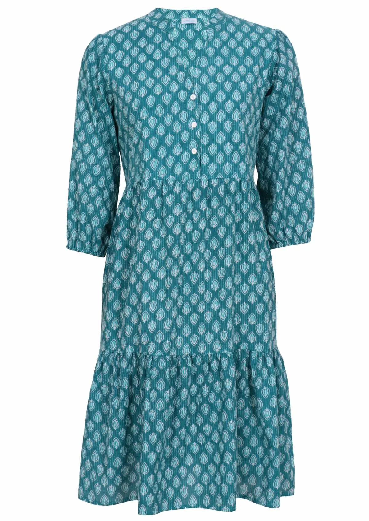 Tiered Midi Dress Azure