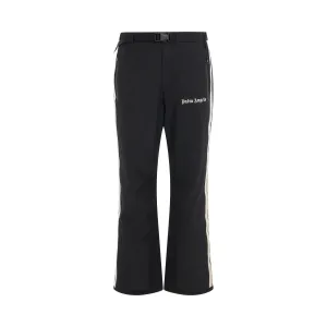 Track Ski Pants in Black/White