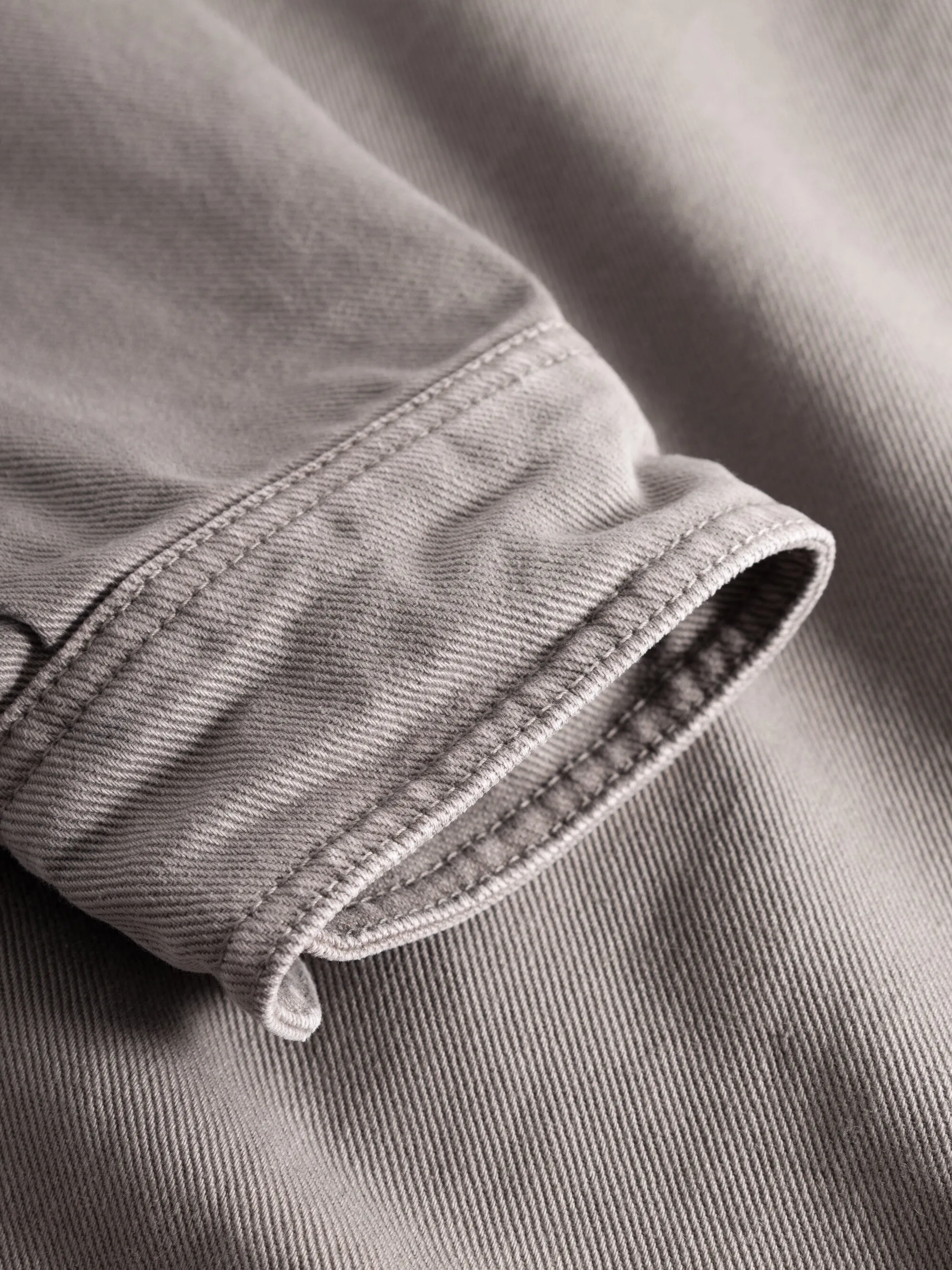 Twill loose fit overshirts - Sharkskin