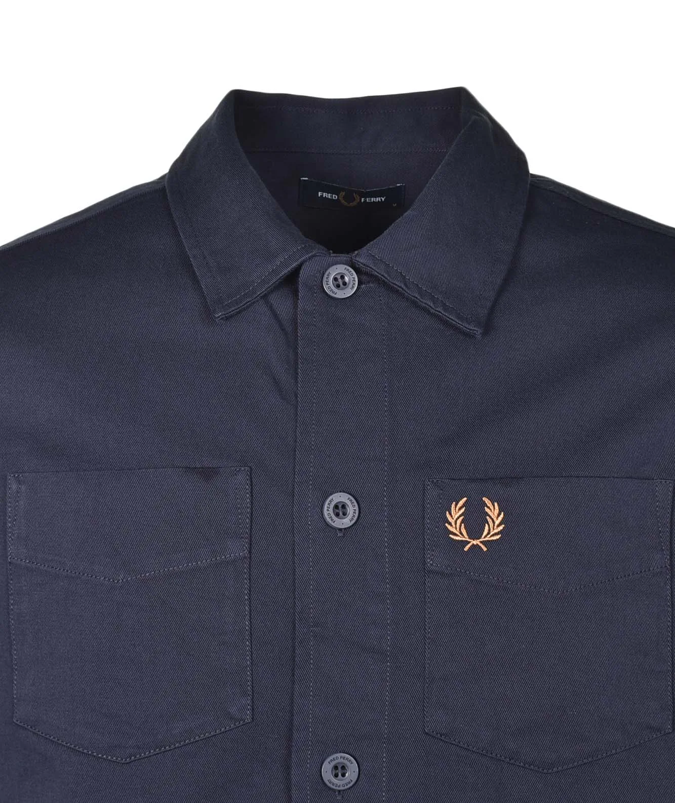 Twill Overshirt Navy