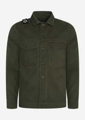 Two pocket overshirt - oil slick