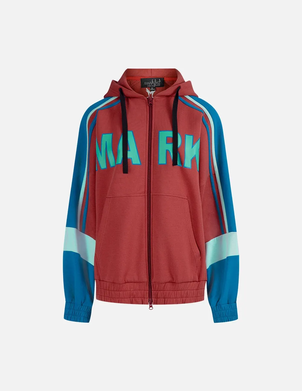 Unisex Fit Hooded Logo Track Jacket