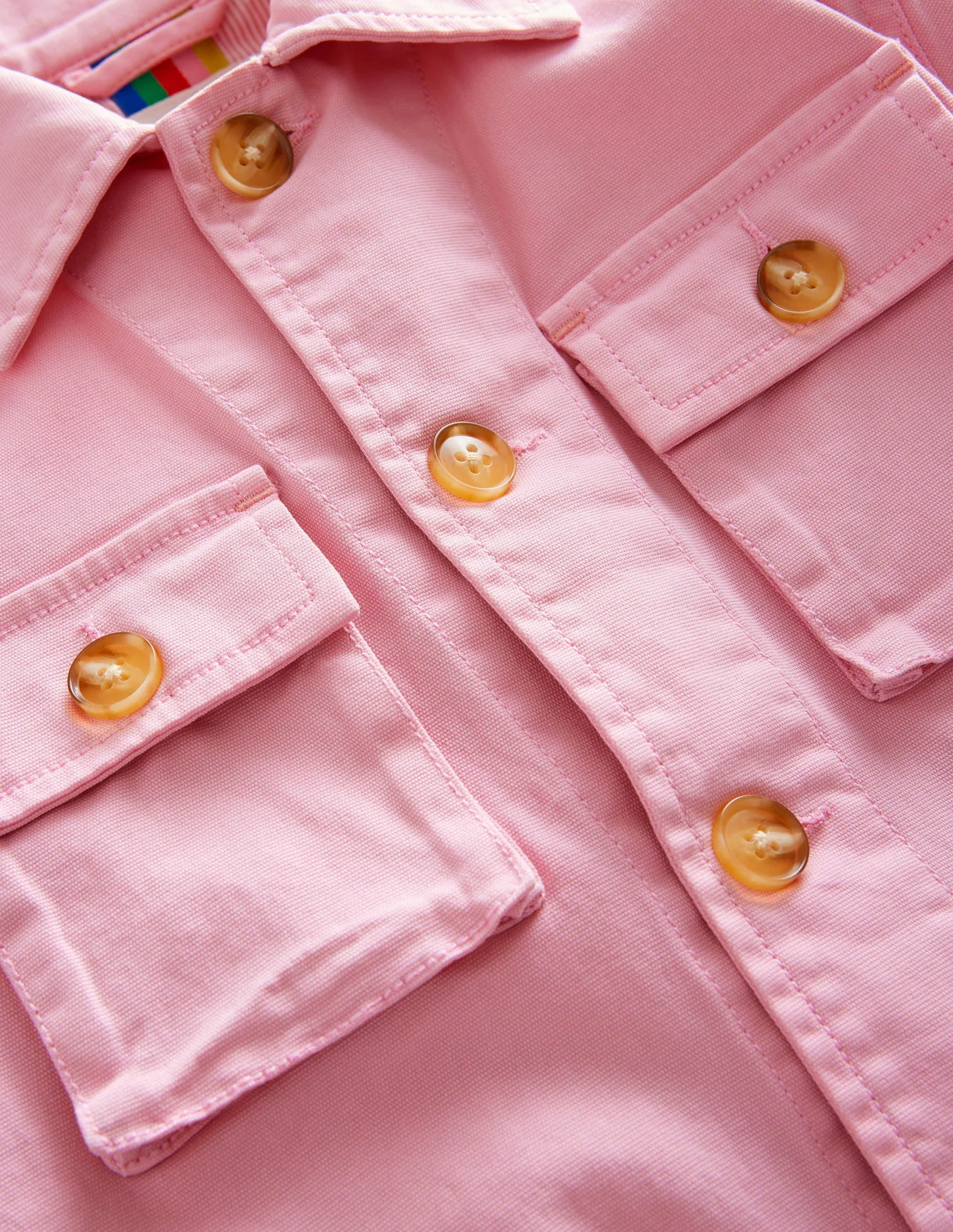 Utility Shacket-Cameo Pink