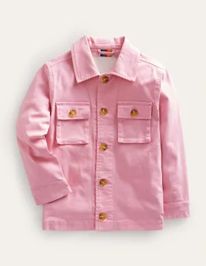 Utility Shacket-Cameo Pink