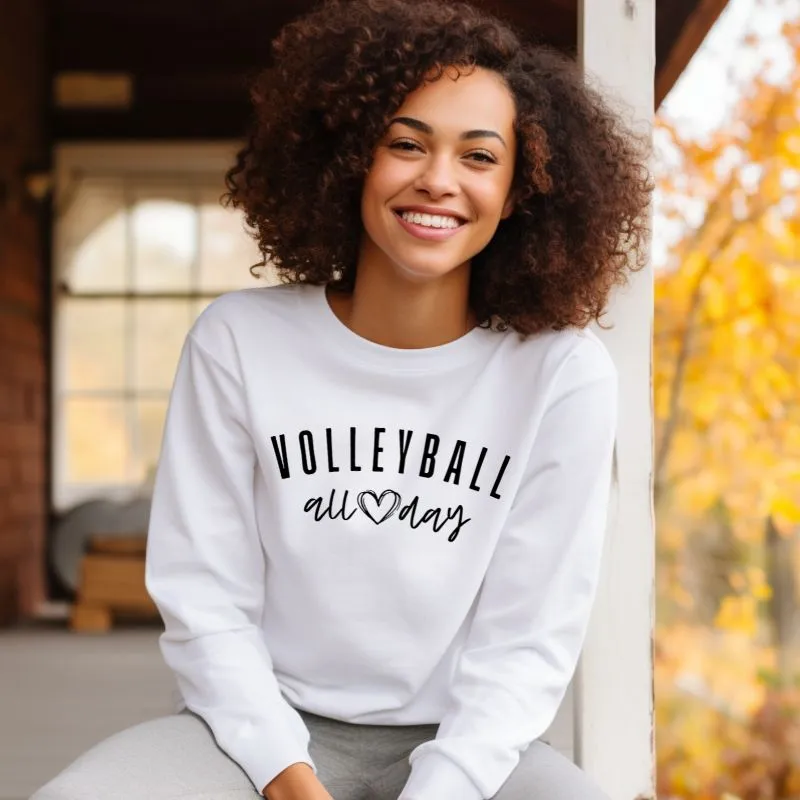 Volleyball All Day Design PNG Download