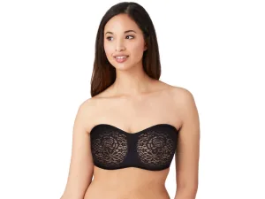 WACOAL 65449 (OLD) HALO LACE STRAPLESS BRA