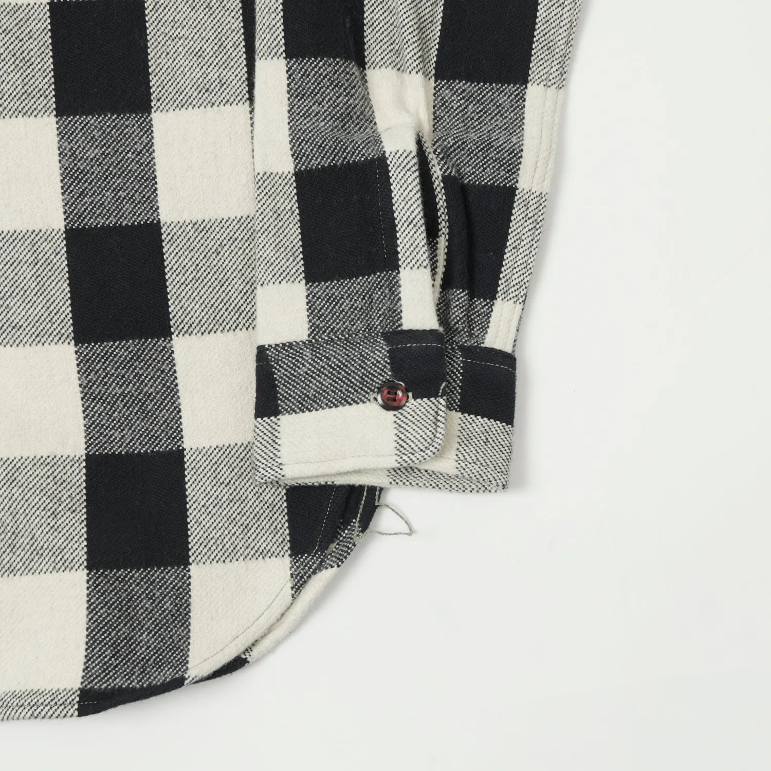 Warehouse & Co 3104 '23 'A Pattern' Flannel Shirt - Black