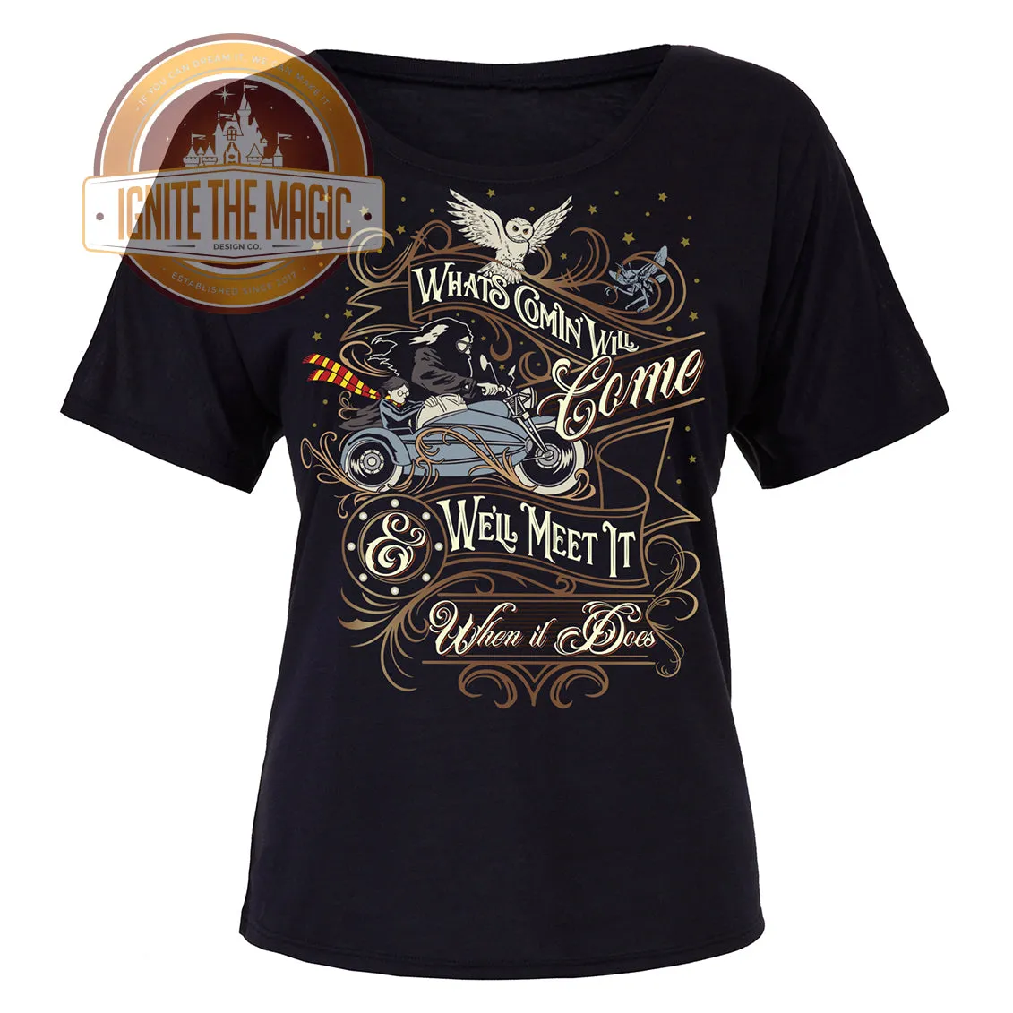 What's Coming WIll Come & We'll Meet It When It Does - Women's Tanks   Tees