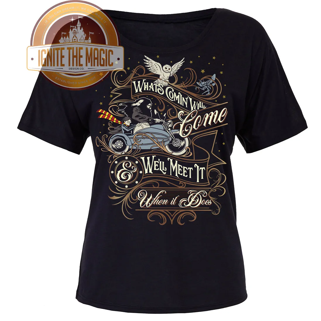 What's Coming WIll Come & We'll Meet It When It Does - Women's Tanks   Tees