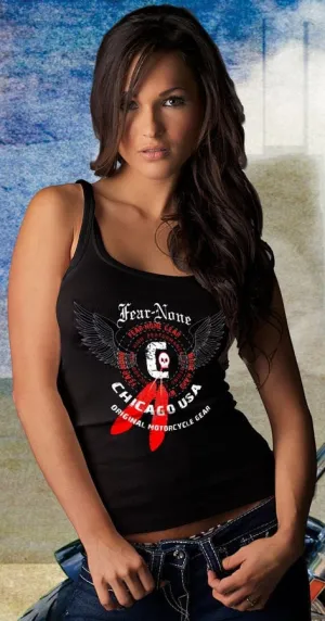 Womens Fierce Skull Rider Tank