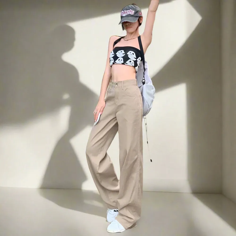 Women’s Low Waist Cargo Pants – Vintage Y2K Street Style