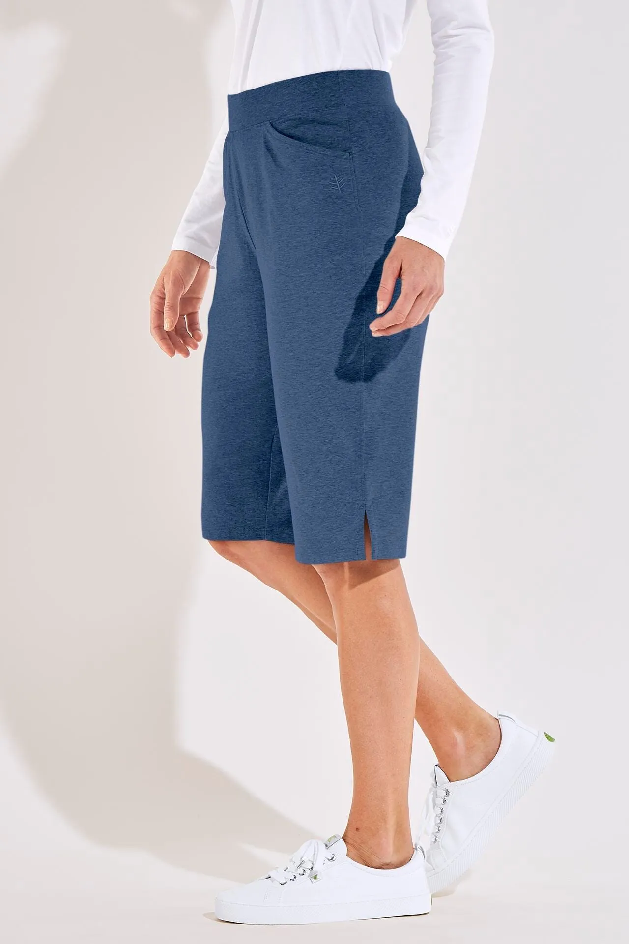 Women's San Marco Casual Shorts  |  Denim Blue Heather