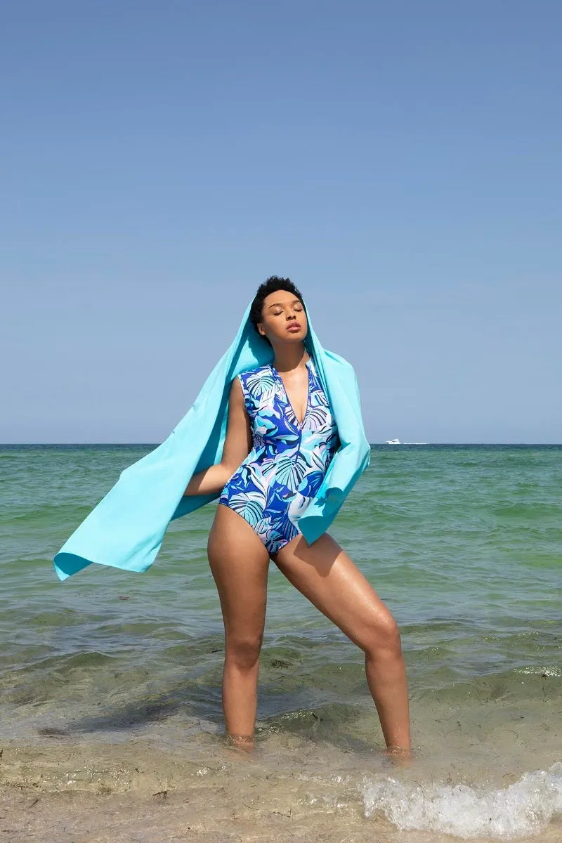 Women's Sanibel Everyday Beach Shawl | Aruba Blue