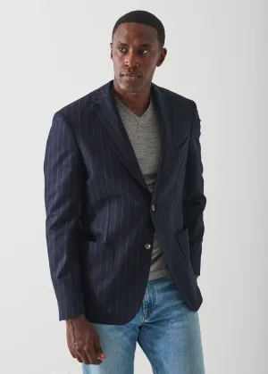 Wool Striped Blazer