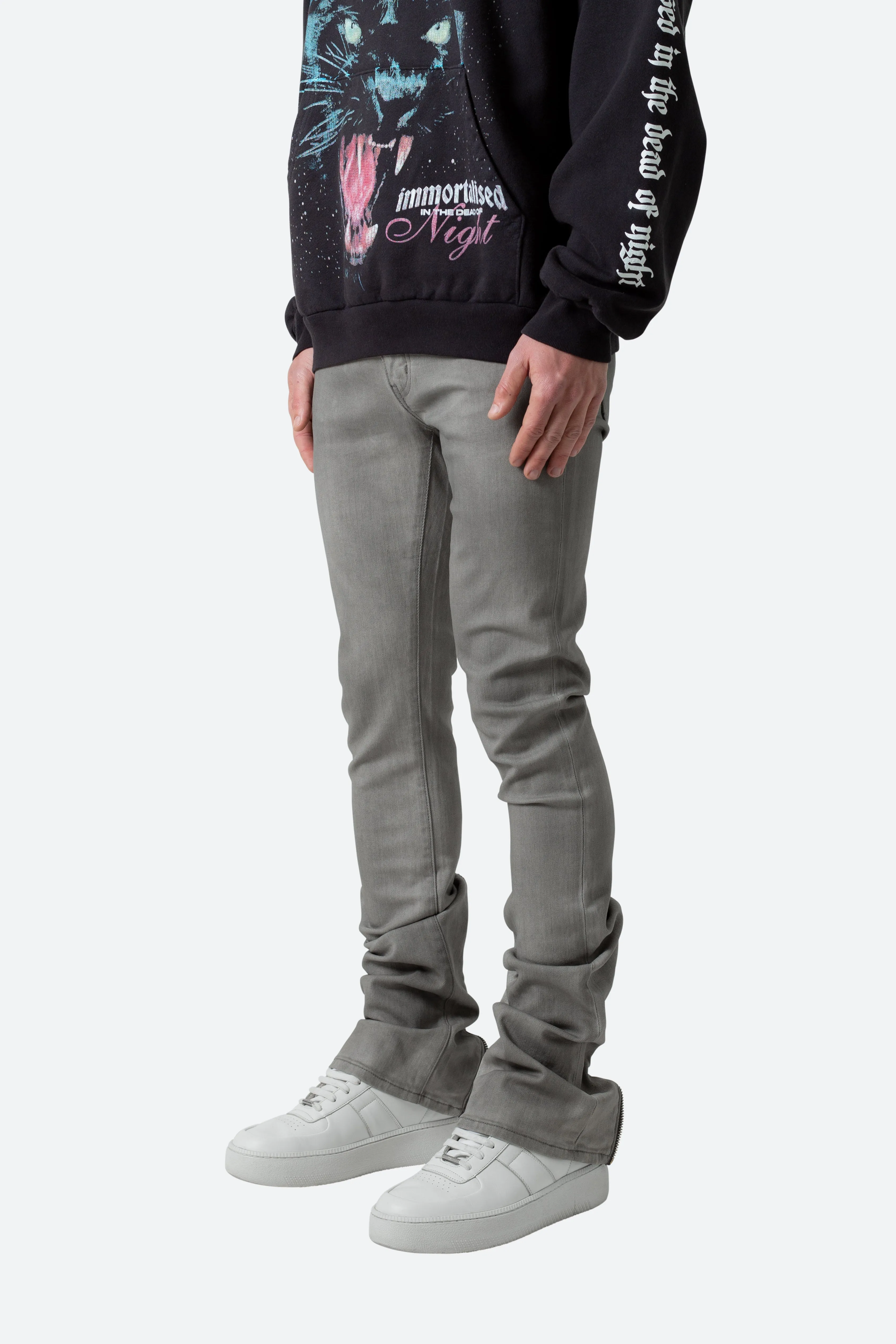 X491 Convertible Skinny Denim - Grey