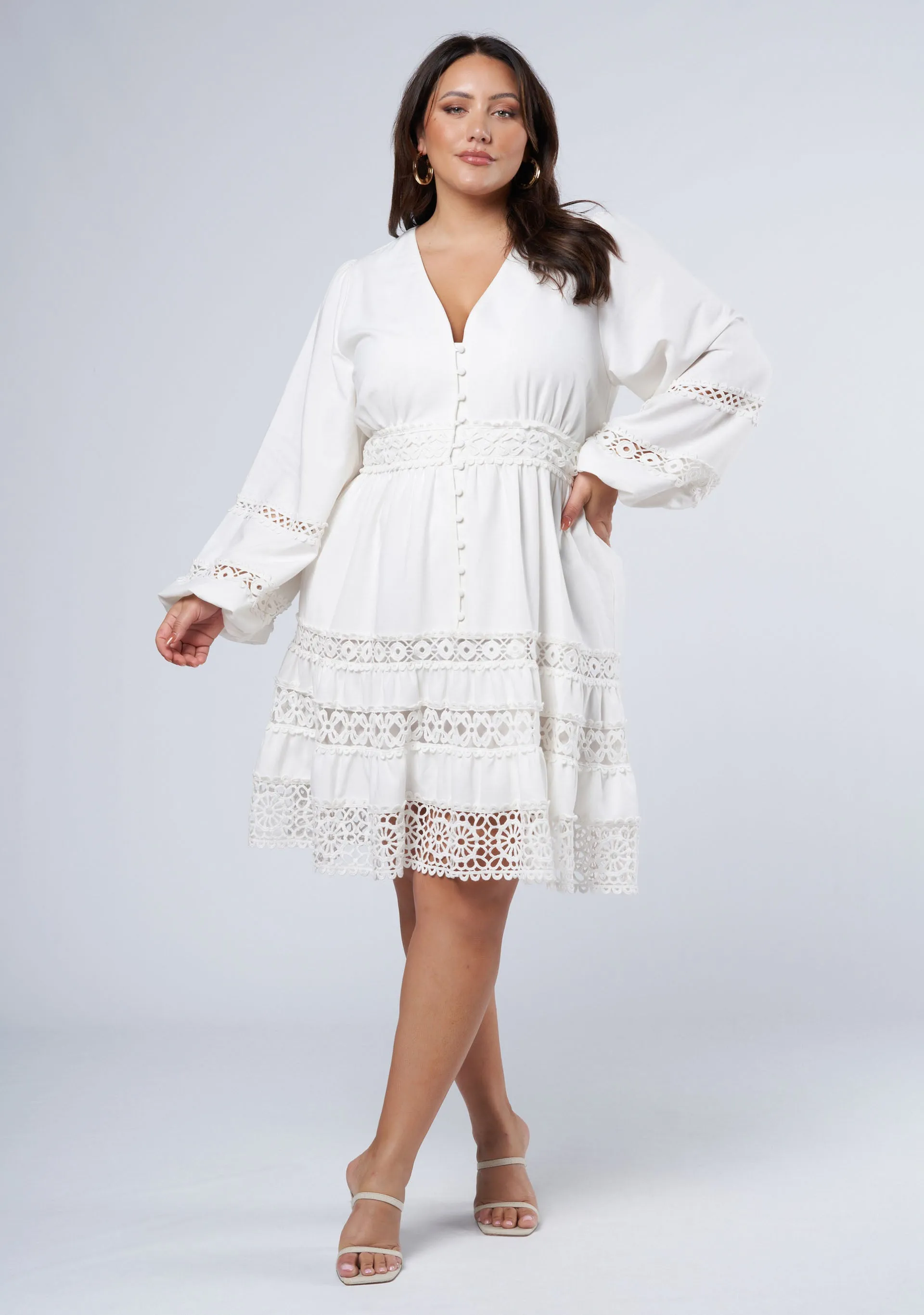 Zaliah Lace Mini Dress